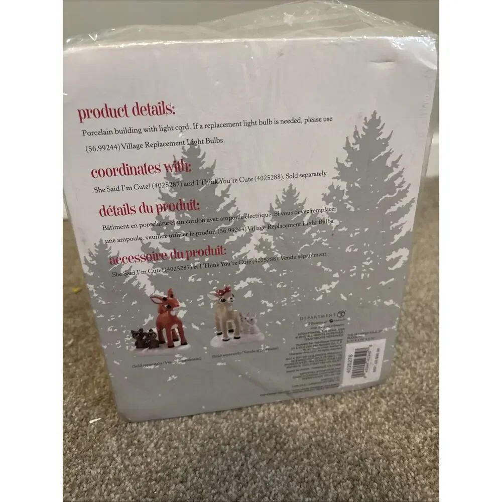 Dept. 56 North Pole Series Reindeer Stables Rudolph